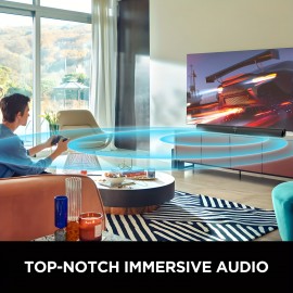 60W TV Speakers, Smart TV Speakers Wireless Speaker, Wired and Wireless Speakers, with ARC/ Optical/ AUX Connection, Detachable 32inch Speakers