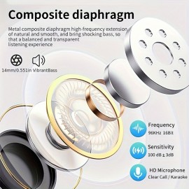 Type-C Wired Voice-Changing Earphones, Intra-Auricular Karaoke Buds with Sound Card and Volume Control Buttons for Multi-Mood Effects, Suitable for Live Streaming & Recording Singing, 3D Stereo HIFI Quality Gaming Music Vocal Proactive Noise Cancelling