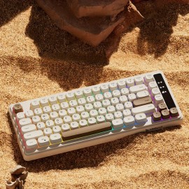 1pc Ergonomic Backlit USB Gaming Keyboard for PC