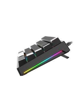 K101 61-Key Ergonomic Gaming Keyboard with Built-in Stand & Wrist Rest - -Powered Mechanical Switches, -Powered Portable Mechanical Keyboard with Ergonomic Design, -Powered Operation, Low Voltage (36V) for PC, Laptop, Gaming Setup - Compatible with /Mac ( Cable Included) - Compact & Portable with 61-Key Layout, Backlit Green Axis Real Mechanical Switches, Mechanical Gaming Keyboard, Ergonomic Keyboard And Mouse Wireless, Foldable Keyboard With Touchpad,