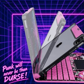 For IPad Air 6 7 11-inch Protective Case With Keyboard, 7-color Backlit Lifting And Rotating Wireless BT Keyboard Protective Case With Pen Holder(pink)7