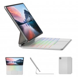 Keyboard Case For IPad Air 11-inch (M2) & IPad Pro 11 Inch (1st/2nd/3rd/4th Generation) Magic-Style Magnetic Keyboard Case With Multi-Touch Trackpad Compatible With 10.9