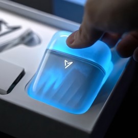 New-generation High-quality Luminous Flowing Sand Gaming Bluetooth Headphones with Long Battery Life. They Feature Wireless AI Active Noise Cancellation, Extra-long Battery Life, And Adopt Polymer Batteries. Perfect As A Gift for Family And Friends.