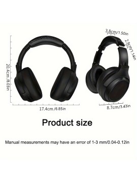 D-815Head-mounted wireless gaming headphones with large earmuffs, over-ear headphones, large battery, long battery life, heavy bass, HiFi heavy bass headphones with radio function, game music ears, foldable, adjustable, rotatable headphones, can answer calls, wireless  supports TF card playback, AUX cable, smart device, large speaker Type-C interface headphones can switch to music headphones, Wired Headphones, Headphones Noise Cancelling, Headphones Wired, Gaming Headset,