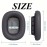 1Pair Earpads Cushions for Max Wireless Headphone, Ear Pads Replacement Sponge Cover with Knit-mesh Structure, Noise Isolation Foam, Headset Spare Accessories