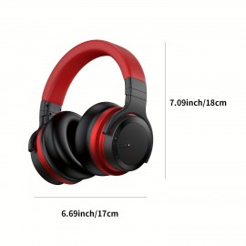 Active Noise Cancelling Headphones Wireless Headphones with Rich Bass, Clear Calls, 30 Hours Playtime, Comfort Fit