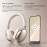 Wireless Headphones - Over-Ear Headphones with Built-in Mic, USB-Powered (Type-C Charging), Noise Cancelling, Compatible with PC, Phone, Tablet, Gaming, TV, Movie