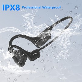 S850B Bone Conduction Wireless Wireless Smart Earbuds with IPX8 High Quality, 300H Life, Magnetic Charging, Open-Ear Design & Fit for Swimming, Cycling, Running, Gym - Wireless 5.4, 20g Lightweight, Secure Fit,, Compatible with Smartphones/Tablets/Smartwatches - Ideal for Outdoor Sports & Water Activities (Compatible with /)