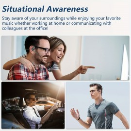 Wireless headset with detachable microphone, noise cancelling wireless headset for cell phones, laptops, outdoor headset for office meetings, running, cycling, business driving, Office Meeting Headset, Cycling Headset, Lightweight Headset