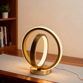 Unique Earth-Shaped Table Lamp with USB-Powered LED Lights, No Batteries Needed - Adjustable 3-Color Dimmable, USB-C Charging, USB-Powered Design, USB-Powered Desk Lamp, Table Lamp For Bedroom, Bedroom Table Lamp, Table Lamp For Living Room