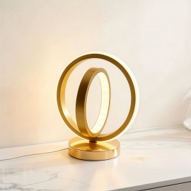 Unique Earth-Shaped Table Lamp with USB-Powered LED Lights, No Batteries Needed - Adjustable 3-Color Dimmable, USB-C Charging, USB-Powered Design, USB-Powered Desk Lamp, Table Lamp For Bedroom, Bedroom Table Lamp, Table Lamp For Living Room