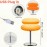 Creative Plastic Burger Table Lamp, USB Light Fixture with Three-Color Dimming (Cold Light | Neutral Light | Warm Light) Metal Base, Double-Layer Plastic Burger Shade, Available in White and Orange, Suitable for Living Room | Bedroom | Office | Study | Indoor Use, Ideal Holiday Gift | Valentine'S Day | Christmas | Halloween, a Great Choice for Friends and Family, Desk Lamp For Office, Desk Lamp For Study, Desk Lamp Modern, Desk Lamp Usb, Light For Bedroom, Lamp For Bedroom, Table