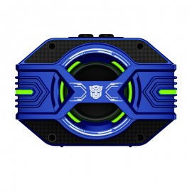 Transformers portable Bluetooth speaker, wireless portable Bluetooth speaker, desktop speaker supports Bluetooth/TF/AUX mode, full bass, high-fidelity sound quality, 360° surround sound, TWS pairing, built-in microphone, lanyard design