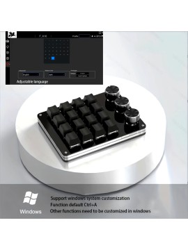 Sixteen-key compact keyboard with multiple key combinations for quick customization, convenient office design, keyboard drawing, keyboard, mechanical keyboard for windows system(The keyboard is wired only).,  Quick Access Keys, Portable Keyboard