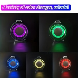 TG192 Portable Wireless Speaker with Glitter LED Light, Music Player - for Birthday, Halloween, Christmas, Thanksgiving Day Gifts - Perfect for Parties & Celebrations - Suitable for All Ages Without a data cable