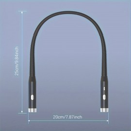 Upgraded Hands-Free LED Neck - 3-Color Adjustable Brightness, USB-Powered Cordless Gooseneck Lamp with ic Clip-On for E-Book Readers, Camping, Travel, Working - Portable Book for Kindle//Nook Devices, Desk Lamp, Desk Lamp Study, Study Lamp Portable, Desk Lamp For Classroom, Desk Lamp Flexible, Deskside Lamp, Classrooms Lamp, Desk Led Lamp, Desk Lamp Movable, Domable Desk Lamp, Desk Lamp For Calls, Reading Portable, Desk Lamp For Streaming, Horizontal Desk Lamp, Teacher