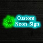 1pc Custom Double row Maple Neon - unique neon signs for wall decor, personalized neon sign with dimmer - stylish bedroom decor, customizable design, perfect gift for weddings, birthdays and party celebrations, essential party decor supplies